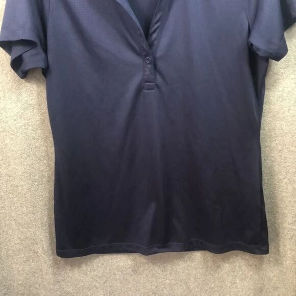 Sport-Tek Ladies Navy Polo Shirt Short Sleeve Size S - Picture 3 of 12